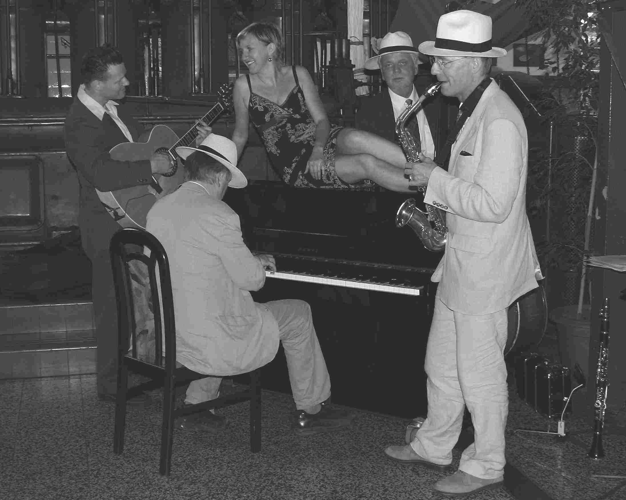 die Swingtime Syncopators beim Mafia-Ball Swingtime Syncopators
